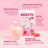 Dear Face Beauty Milk Premium Japanese Lychee Stemcell Drink - 180g